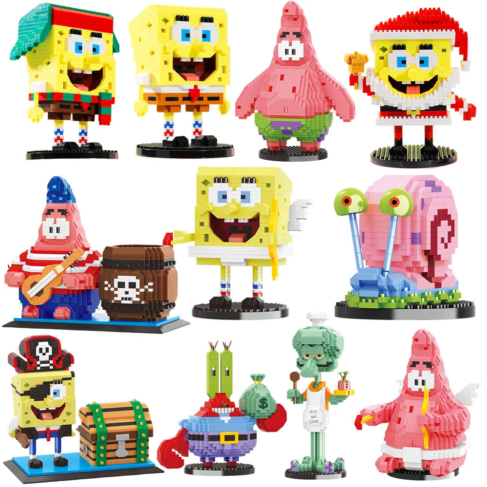 SpongeBob SquarePants Characters Building Bricks